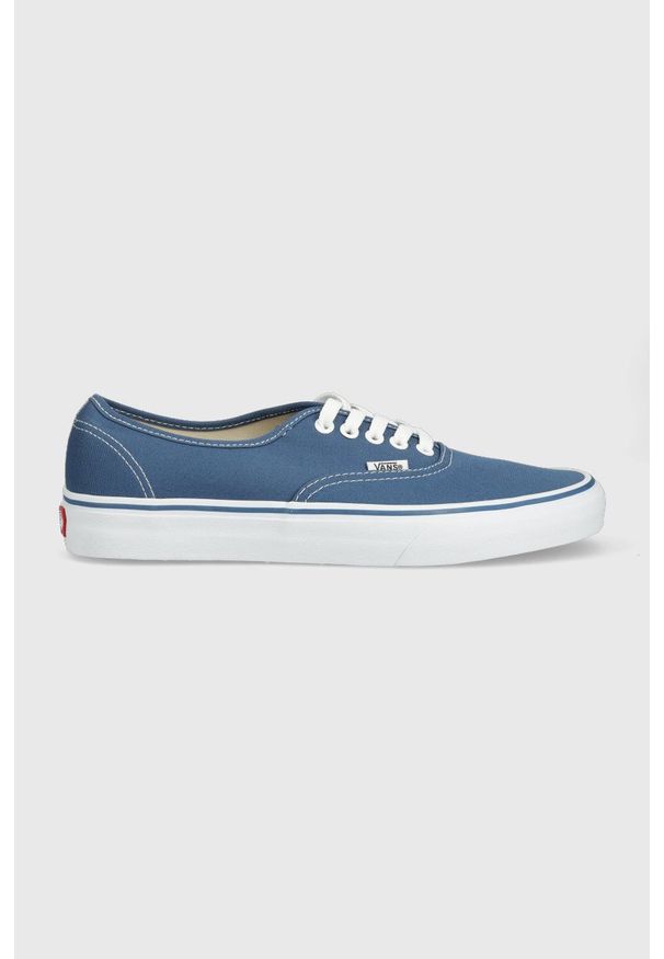 Vans tenisówki Authentic męskie kolor granatowy VN000EE3BLK1.Vans. Nosek buta: okrągły. Zapięcie: sznurówki. Kolor: niebieski. Materiał: guma