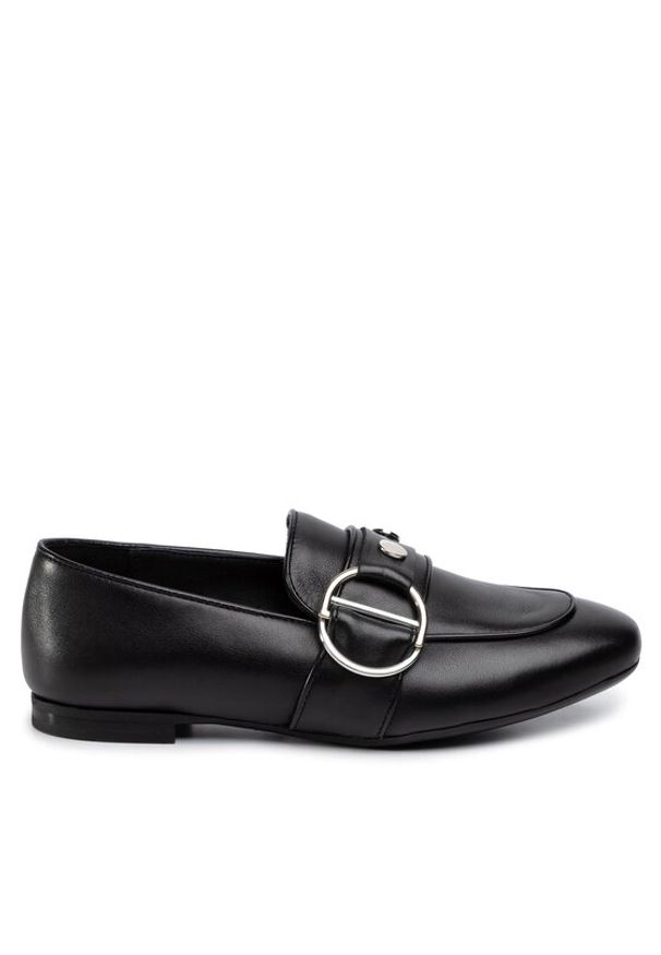 Gino Rossi Loafersy Iku DWI968-Z47-0324-9900-0 Czarny. Kolor: czarny. Materiał: skóra