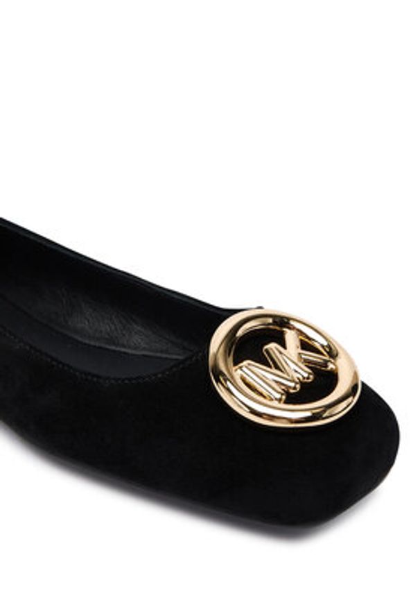 MICHAEL Michael Kors Baleriny Milan 40F5MLFP1S Czarny. Kolor: czarny. Materiał: skóra
