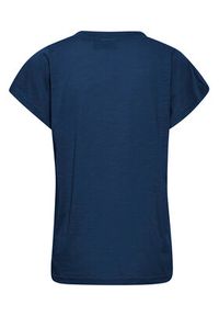 Fransa T-Shirt 20612027 Granatowy Regular Fit. Kolor: niebieski. Materiał: syntetyk