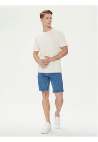 Calvin Klein Szorty jeansowe K10K112941 Niebieski Slim Fit. Kolor: niebieski. Materiał: bawełna
