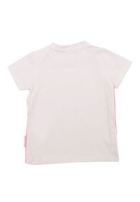MONCLER KIDS - Biała koszulka z neonowym logo 0-3 lat. Kolor: biały. Materiał: bawełna. Sezon: lato #3