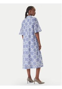 JOOP! Sukienka koszulowa Desa 30101617 Niebieski Regular Fit. Kolor: niebieski. Materiał: bawełna. Typ sukienki: koszulowe #4