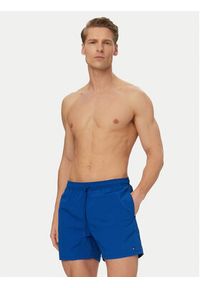 TOMMY HILFIGER - Tommy Hilfiger Szorty kąpielowe UM0UM03477 Niebieski Regular Fit. Kolor: niebieski. Materiał: syntetyk #2