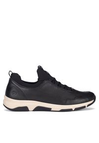 Remonte Sneakersy D1S00-00 Czarny. Kolor: czarny. Materiał: skóra