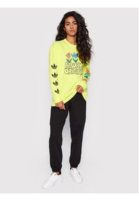 Adidas - adidas Bluzka Always Original Graphic HC5428 Żółty Loose Fit. Kolor: żółty. Materiał: bawełna #4