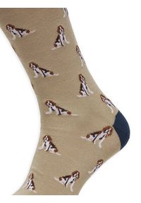 Barbour Skarpety długie Beagle Dog MGS0070BE31 Beżowy. Kolor: beżowy. Materiał: bawełna, materiał