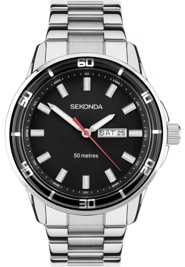Zegarek Sekonda Zegarek męski Sekonda 30204 srebrny. Kolor: srebrny