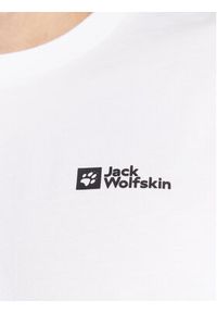 Jack Wolfskin T-Shirt Essential 1808382 Biały Regular Fit. Kolor: biały. Materiał: bawełna #4