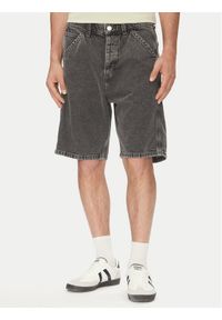 Jack & Jones - Jack&Jones Szorty jeansowe Alex 12273238 Szary Baggy Fit. Kolor: szary. Materiał: bawełna