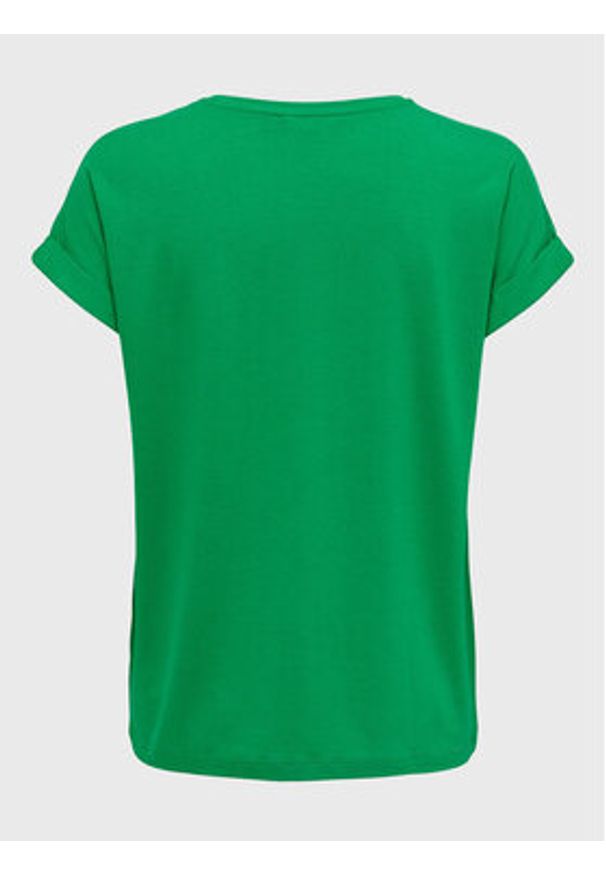 only - ONLY T-Shirt 15106662 Zielony Regular Fit. Kolor: zielony. Materiał: wiskoza