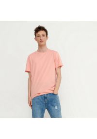 House - Koszulka z bawełny organicznej Basic - Różowy. Kolor: różowy. Materiał: bawełna