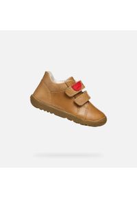 Buty dziecięce Geox Macchia. Kolor: beżowy, brązowy, wielokolorowy