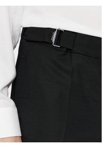 Hugo Spodnie garniturowe Getlin242F2X 50514141 Czarny Slim Fit. Kolor: czarny. Materiał: bawełna
