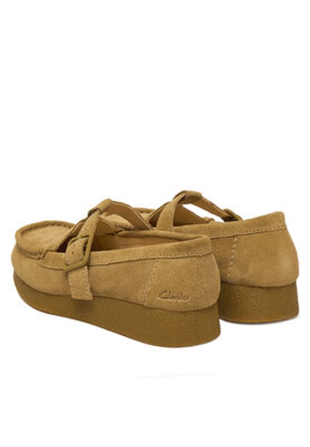 Clarks Półbuty WallabeeEVOBar 26183152 Brązowy. Kolor: brązowy. Materiał: zamsz, skóra