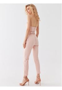 Elisabetta Franchi Kombinezon TU-035-32E2-4304 Różowy Slim Fit. Kolor: różowy. Materiał: syntetyk