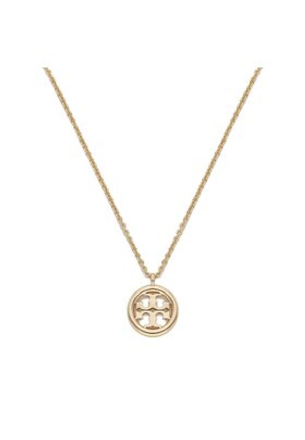 Tory Burch Naszyjnik Miller Pendant Necklace 137185 Złoty. Materiał: metalowe. Kolor: złoty