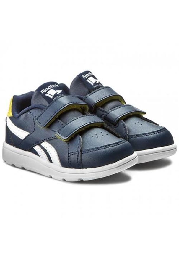 Buty do chodzenia niemowlęce Reebok Royal Prime. Zapięcie: rzepy. Kolor: wielokolorowy. Materiał: guma, syntetyk, materiał. Szerokość cholewki: normalna. Model: Reebok Royal. Sport: turystyka piesza