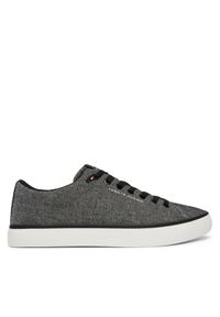 TOMMY HILFIGER - Tommy Hilfiger Tenisówki Th Hi Vulc Core Low Chambray FM0FM05818 Szary. Kolor: szary. Materiał: materiał #1