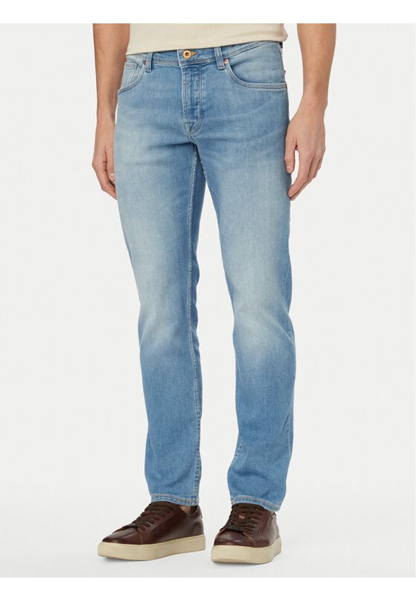 Bugatti Jeansy 3108D-16671E Niebieski Slim Fit. Kolor: niebieski