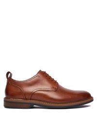 Clarks Półbuty Aldwin Lace 26183252 Brązowy. Kolor: brązowy. Materiał: skóra