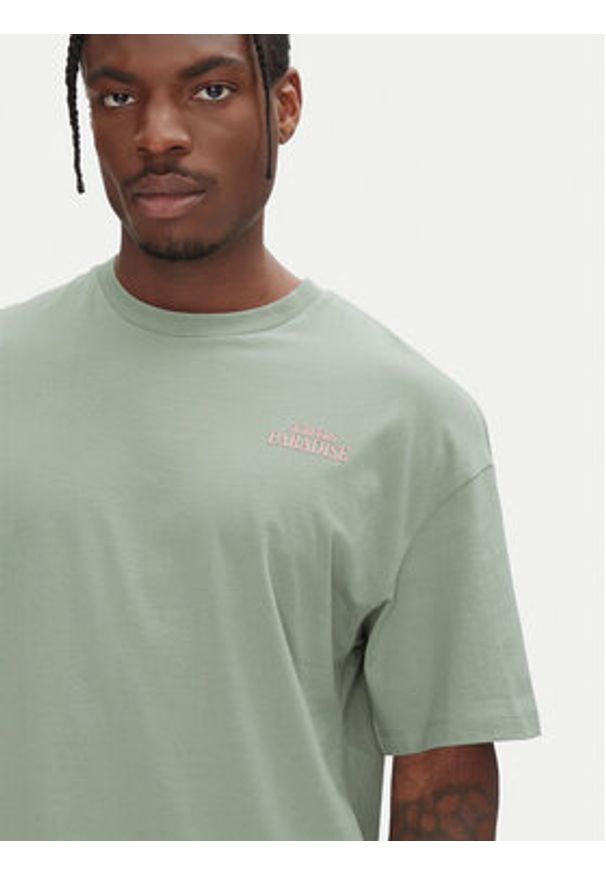 Jack & Jones - Jack&Jones T-Shirt Ames 12268471 Zielony Relaxed Fit. Kolor: zielony. Materiał: bawełna
