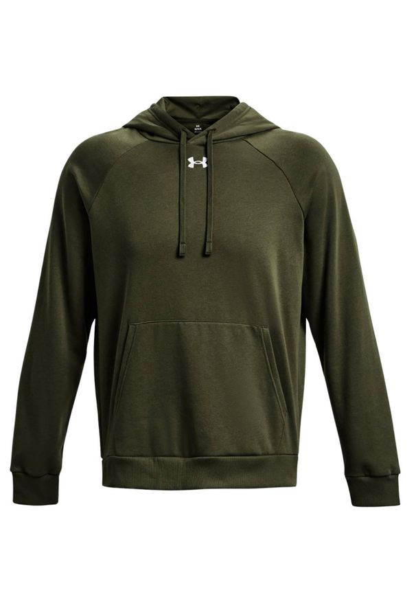 Under Armour - Męska Bluza Polarowa Rival. Kolor: zielony. Materiał: polar