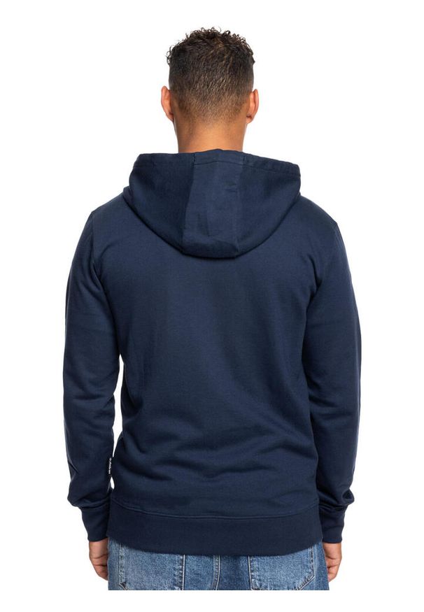 Quiksilver - Bluza na zamek dla Mężczyzn BASIC ZIP Niebieski. Kolor: pomarańczowy, wielokolorowy, żółty. Materiał: tkanina, poliester, bawełna