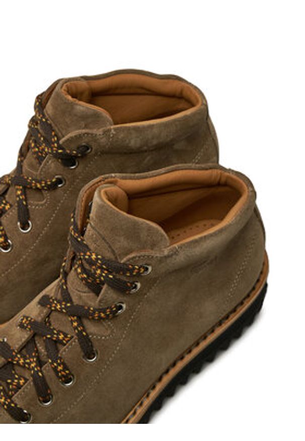Fracap Trapery Explorer R500 Zielony. Kolor: zielony. Materiał: skóra, zamsz