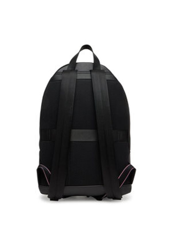 TOMMY HILFIGER - Tommy Hilfiger Plecak Th Corp Backpack AM0AM13221 Czarny. Kolor: czarny. Materiał: skóra