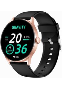 Smartwatch Gravity Smartwatch Czarny Różowy GT2-2 PRO. Rodzaj zegarka: smartwatch. Kolor: różowy, wielokolorowy, czarny #1
