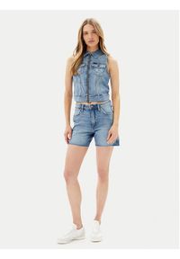Wrangler Szorty jeansowe Cowboy 112362703 Niebieski Relaxed Fit. Kolor: niebieski. Materiał: bawełna #5