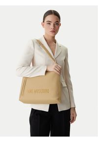 Love Moschino - LOVE MOSCHINO Torebka JC4108PP1OKD0129 Beżowy. Kolor: beżowy. Materiał: skórzane #1