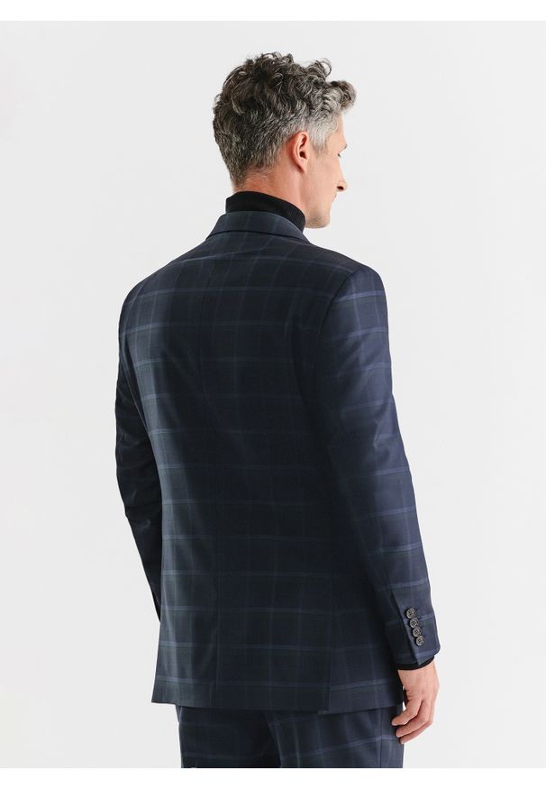 Pako Lorente - PAKO LORENTE – Granatowa marynarka garniturowa. Kolor: niebieski. Styl: elegancki