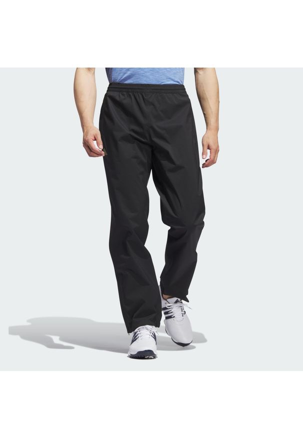 Adidas - Spodnie RAIN.RDY Golf. Kolor: czarny. Materiał: materiał. Sport: golf