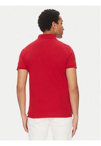 TOMMY HILFIGER - Tommy Hilfiger Polo Chest Insert MW0MW38130 Czerwony Regular Fit. Typ kołnierza: polo. Kolor: czerwony. Materiał: bawełna #5