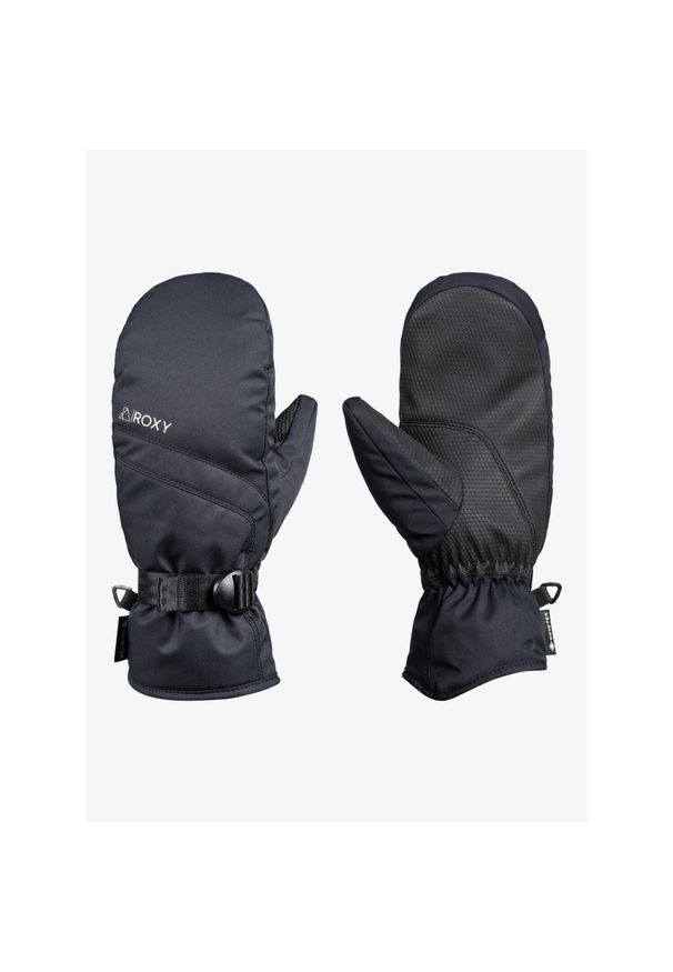 Roxy - Rękawice narciarskie snowboardowe ROXY damskie jednopalczaste wodoodporne. Kolor: czarny. Technologia: Gore-Tex. Sezon: zima. Sport: narciarstwo, snowboard