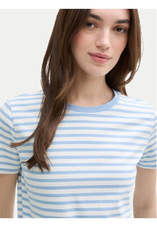 Tom Tailor Denim T-Shirt 1035867 Niebieski Boxy Fit. Kolor: niebieski. Materiał: bawełna