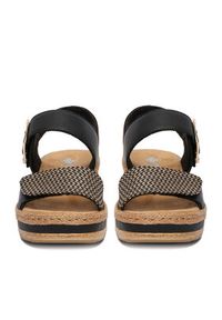 Rieker Sandały CEO-V0951-00 Czarny. Kolor: czarny. Materiał: skóra #5