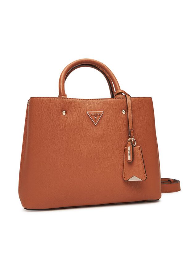 Guess Torebka Meridian II HWBG69 74060 Brązowy. Kolor: brązowy. Materiał: skórzane