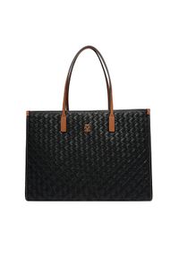 TOMMY HILFIGER - Tommy Hilfiger Torebka Th City Tote AW0AW18394 Czarny. Kolor: czarny. Materiał: skórzane #1