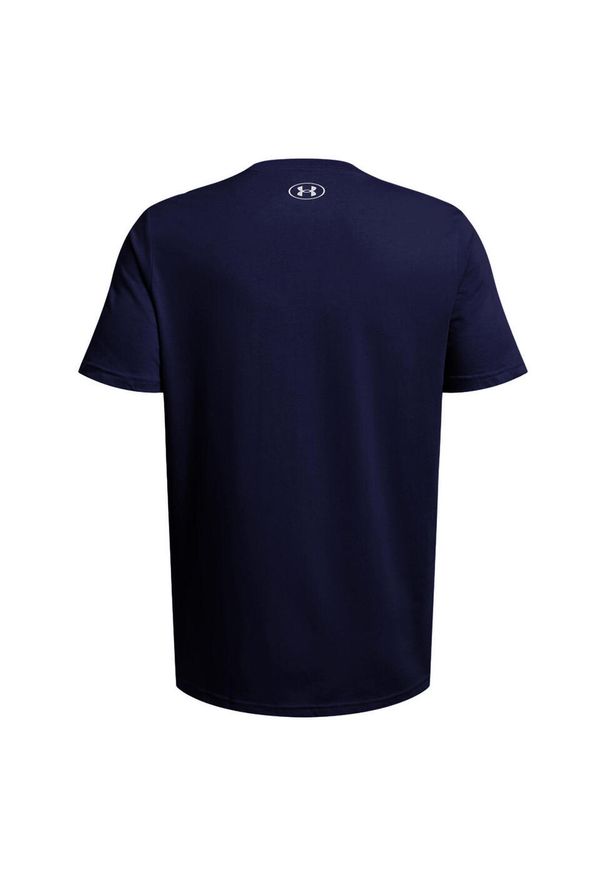 Under Armour - T-shirt Męski Logo 1382911 432. Kolor: niebieski