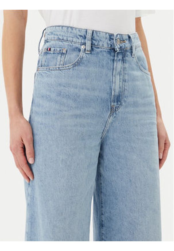 TOMMY HILFIGER - Tommy Hilfiger Jeansy WW0WW45504 Błękitny Relaxed Fit. Kolor: niebieski