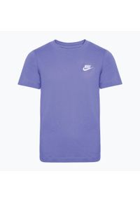Koszulka dziecięca Nike Sportswear. Kolor: fioletowy. Sport: joga i pilates