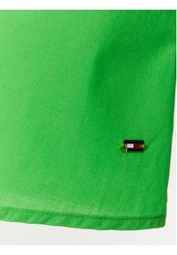 TOMMY HILFIGER - Tommy Hilfiger Sukienka codzienna WW0WW38738 Zielony Regular Fit. Okazja: na co dzień. Kolor: zielony. Materiał: bawełna. Typ sukienki: proste. Styl: casual
