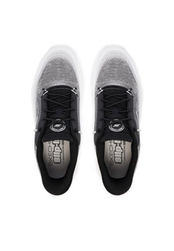 skechers - Skechers Sneakersy Go Walk Max Cushioning Hyper Burst 217128 WBK Szary. Kolor: szary. Materiał: materiał