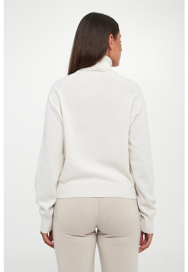 Golf damski wełniany z jedwabiem PESERICO. Typ kołnierza: golf. Materiał: wełna, jedwab