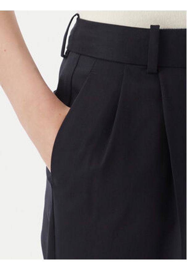 TOMMY HILFIGER - Tommy Hilfiger Spodnie materiałowe Timeless WW0WW48352 Granatowy Straight Fit. Kolor: niebieski. Materiał: syntetyk, wełna