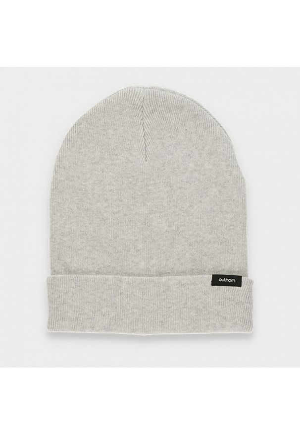 outhorn - Czapka beanie uniseks. Materiał: bawełna, dzianina. Wzór: aplikacja. Styl: klasyczny