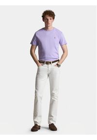 Polo Ralph Lauren T-Shirt 710740727507 Fioletowy jasny Regular Fit. Typ kołnierza: polo. Kolor: fioletowy. Materiał: bawełna #4